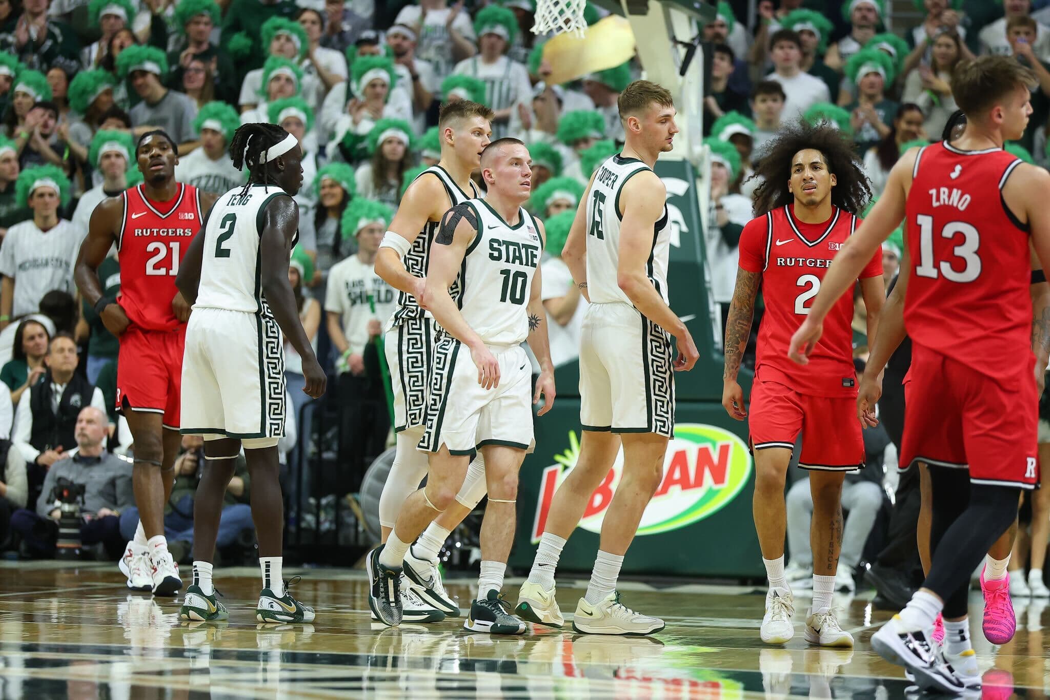 Spartans survive late Rutgers rally, escape 91–87 on Senior Night