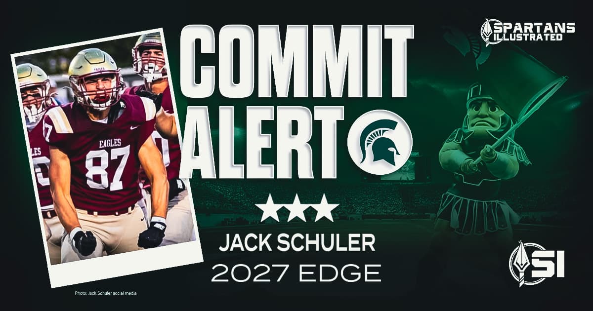 2027 three-star Ohio EDGE Jack Schuler commits to Michigan State