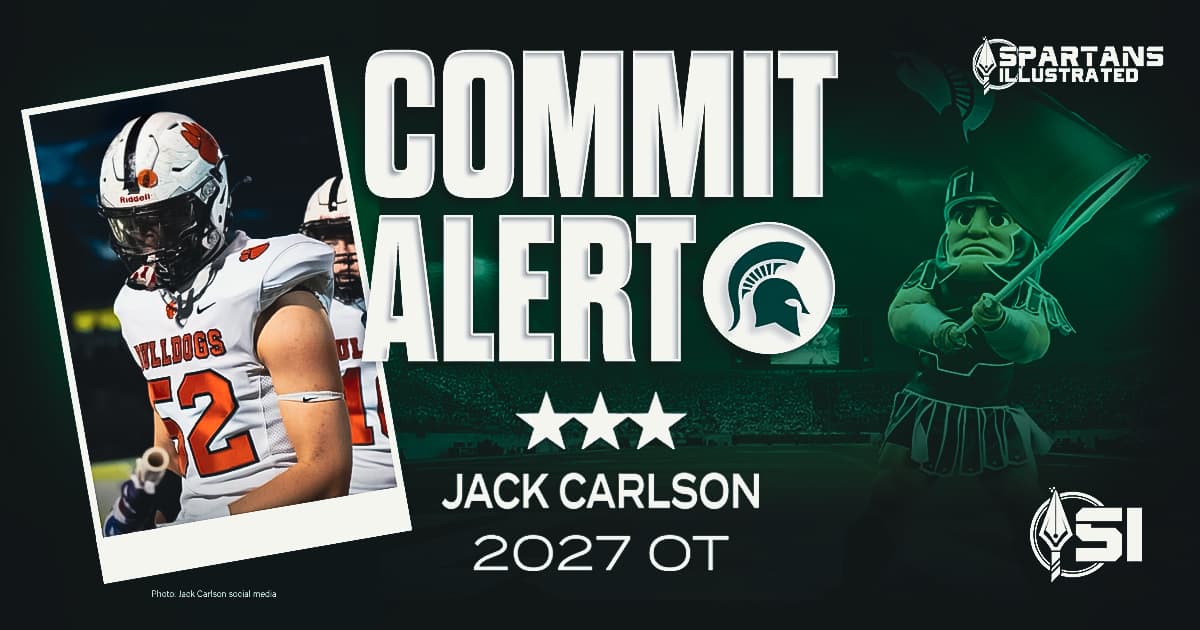 Michigan State gets commitment from 2027 in-state three-star OT Jack Carlson
