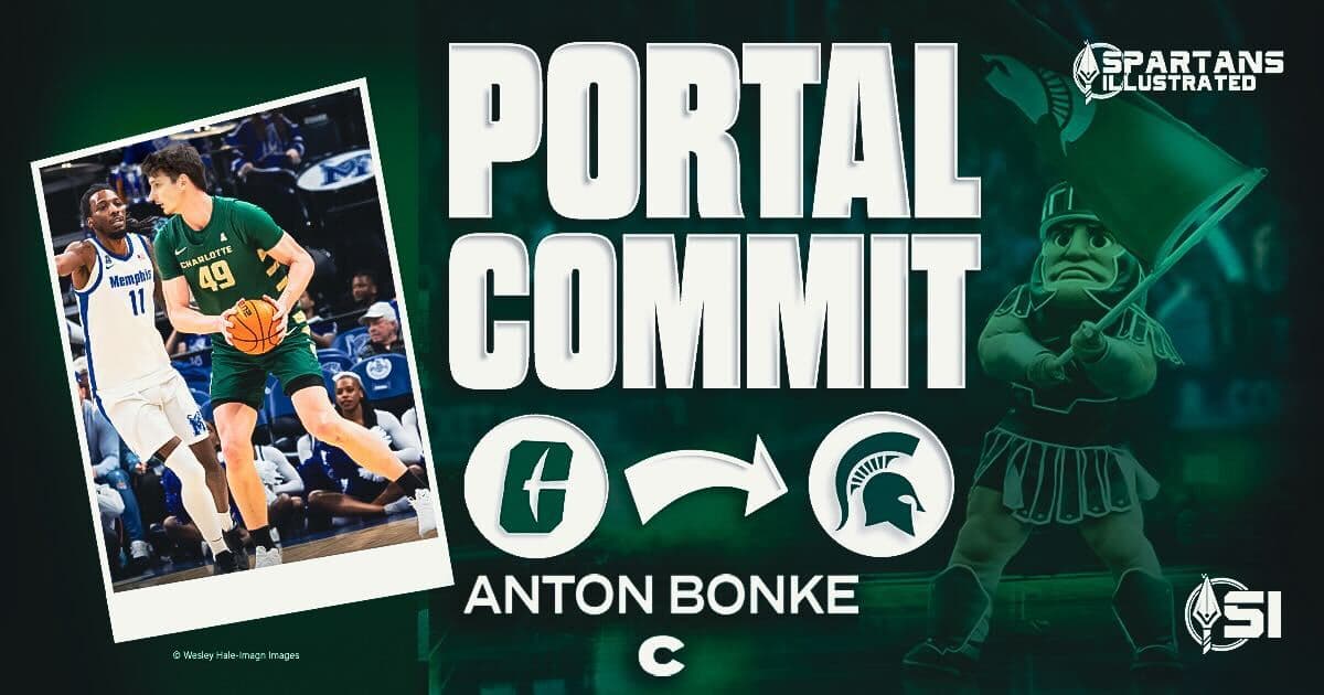 Tom Izzo Lands His Big Man: Charlotte transfer Anton Bonke is now a Michigan State Spartan