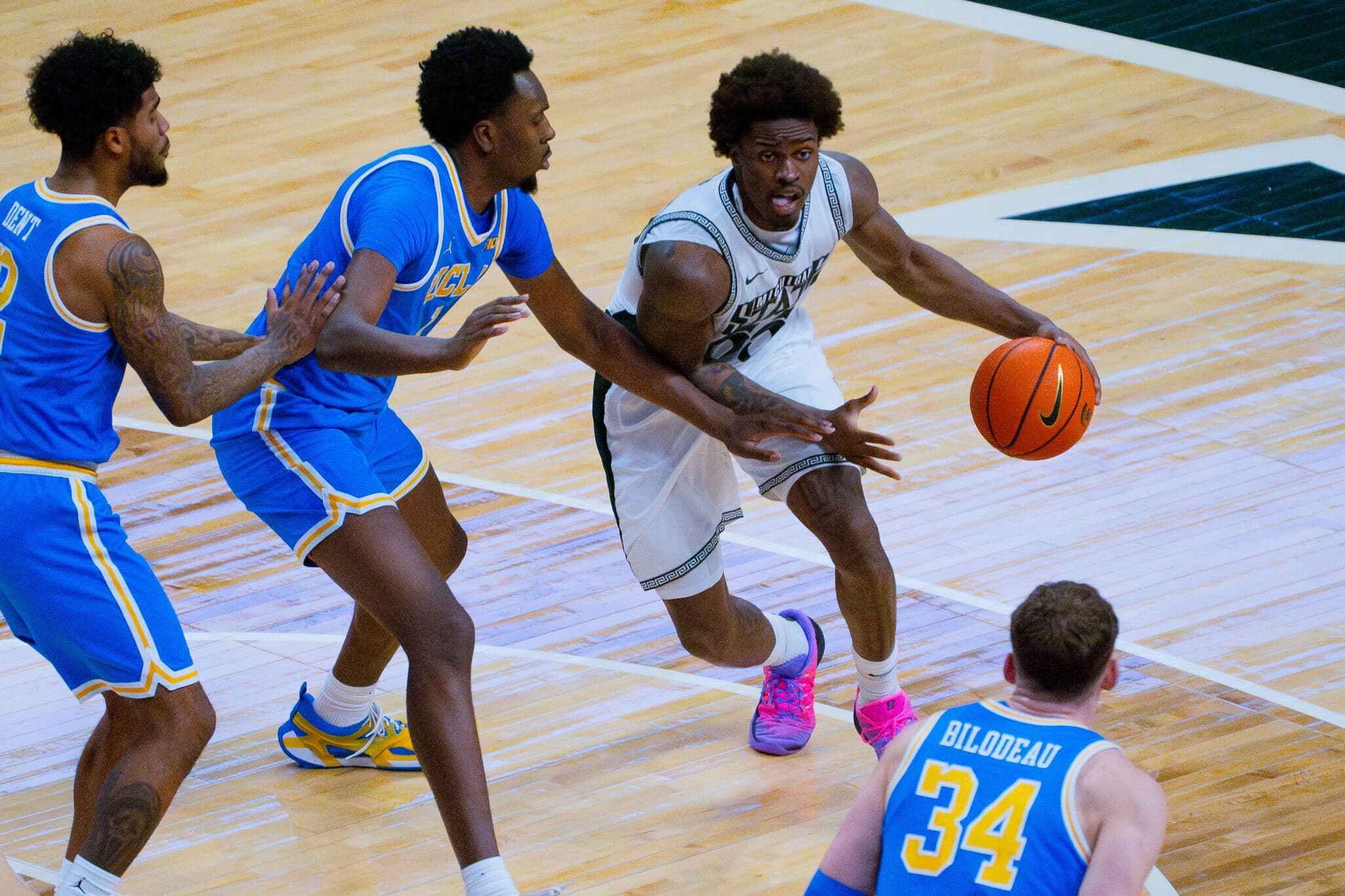 Michigan State overwhelms UCLA in rebounding for a big win at Breslin 