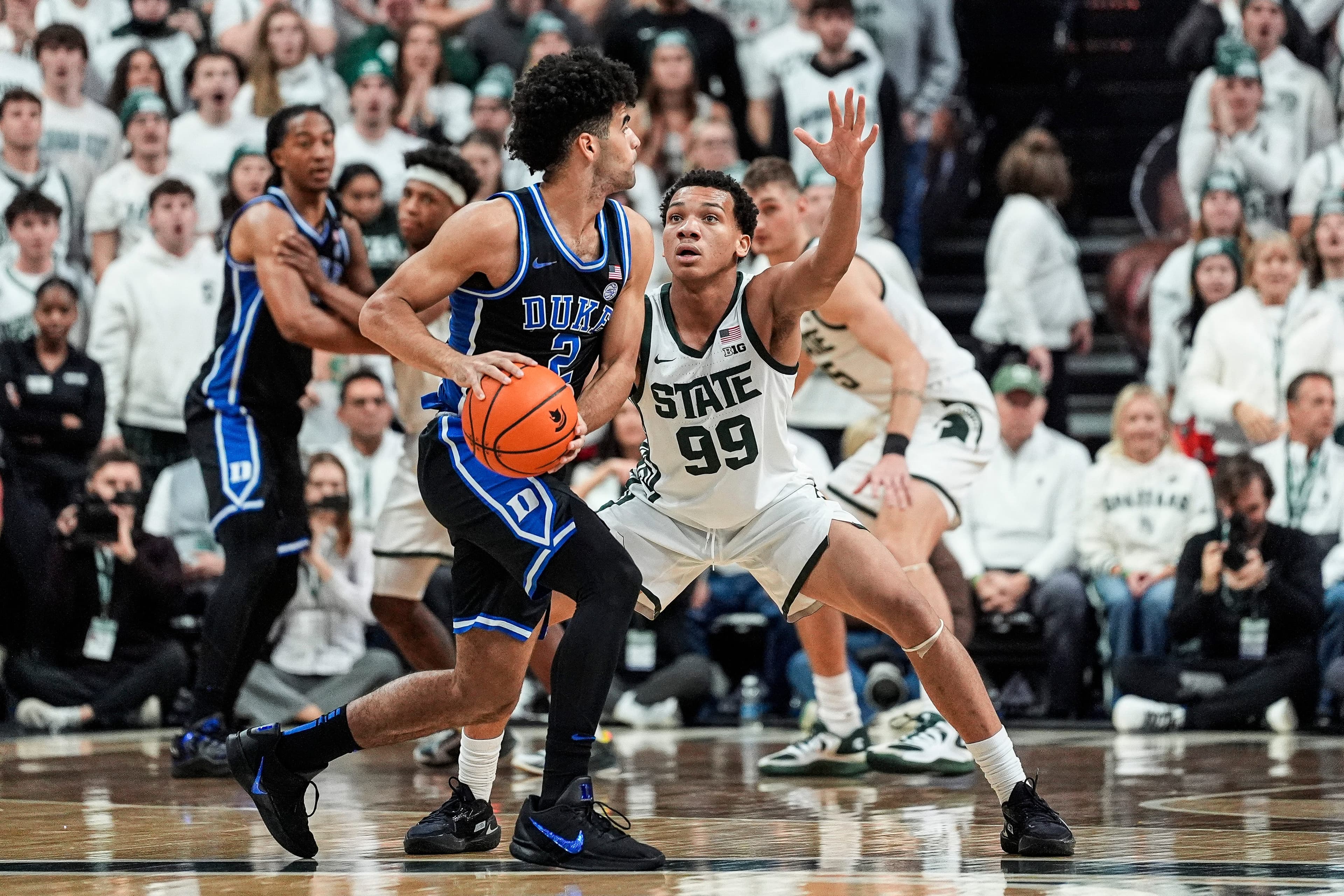 Michigan State men's basketball suffers first loss of the season to Duke, falling 66-60