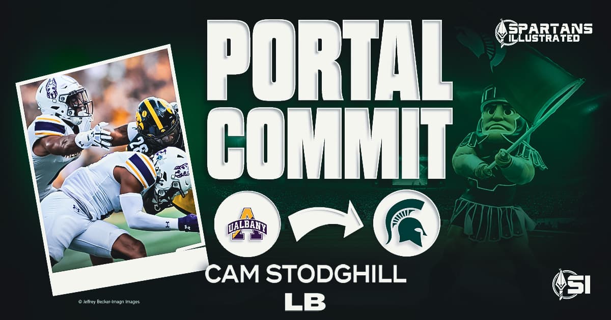 Michigan State gets commitment from Albany linebacker Cam Stodghill