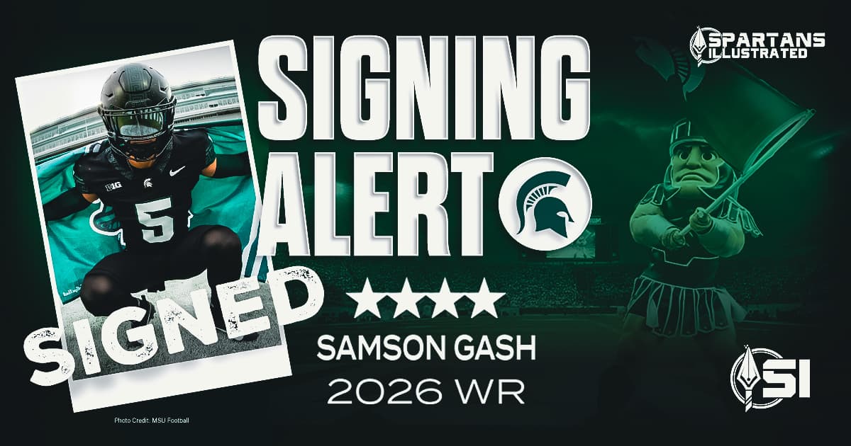 Michigan State signs 2026 four-star wide receiver Samson Gash