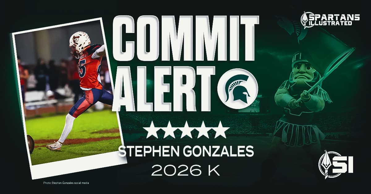 Michigan State gets commitment from the 2026 No. 4-ranked kicker in the country, Stephen Gonzales