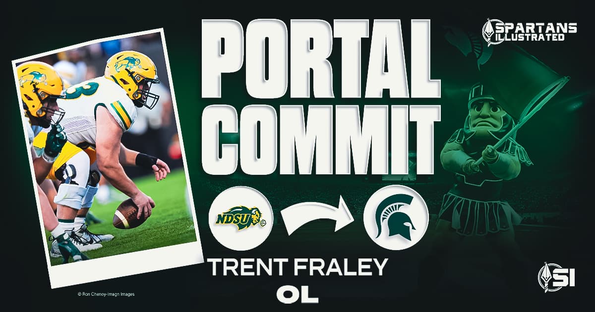 North Dakota State offensive lineman Trent Fraley commits to Michigan State